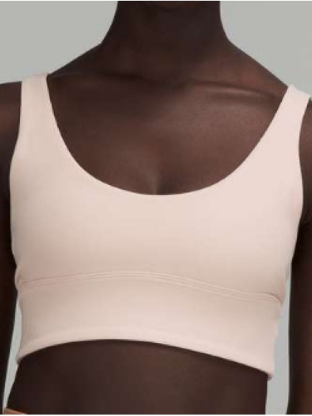 NWT Lululemon Align Bra Misty Shell size 6